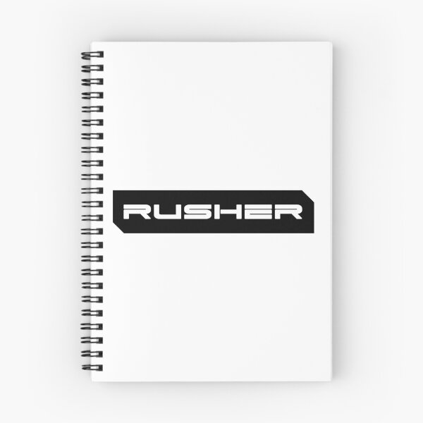 Item preview, Rusher simple cyberpunk urban slang letters white designed and sold by Swiiing.