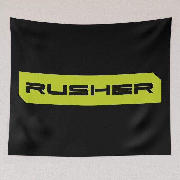 Item preview, Rusher simple cyberpunk urban slang letters designed and sold by Swiiing.
