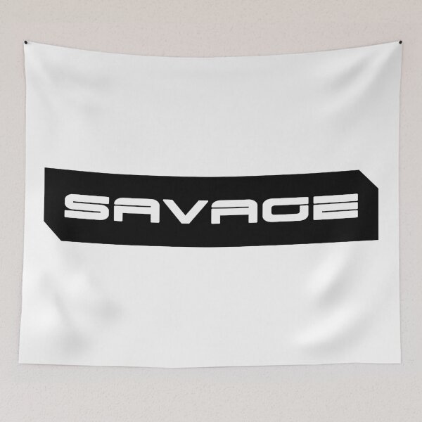 Item preview, Savage simple cyberpunk urban slang letters white designed and sold by Swiiing.