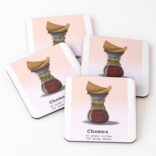 Item preview, Coffee Flashcards - Chemex (Peach) designed and sold by Technomancer-01.