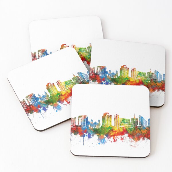 Item preview, san jose skyline watercolor designed and sold by BekimART2.