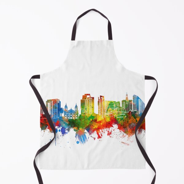 Item preview, san jose skyline watercolor designed and sold by BekimART2.