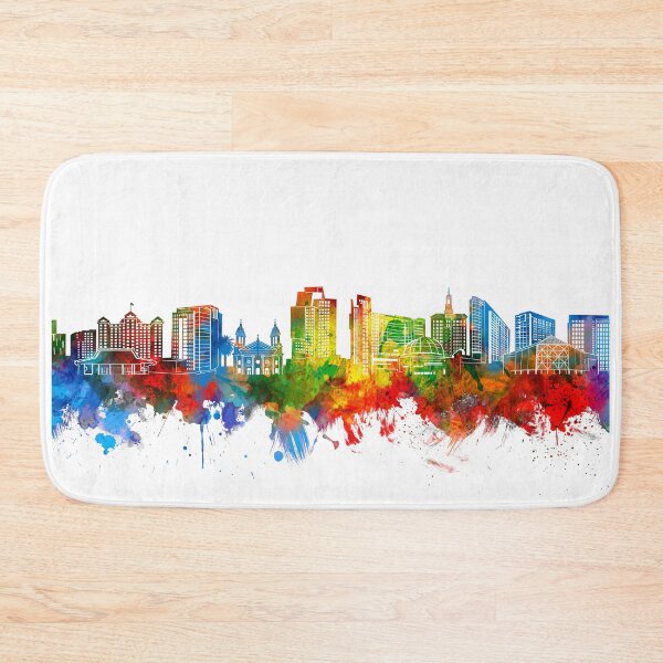 Item preview, san jose skyline watercolor designed and sold by BekimART2.
