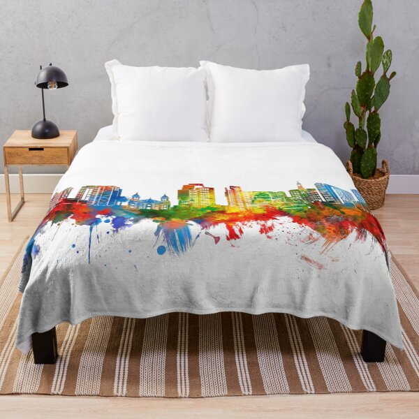 Item preview, san jose skyline watercolor designed and sold by BekimART2.