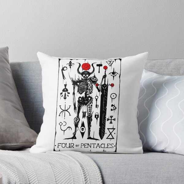 Item preview, Four of Pentacles Tarot designed and sold by JamJamTheArtMan.