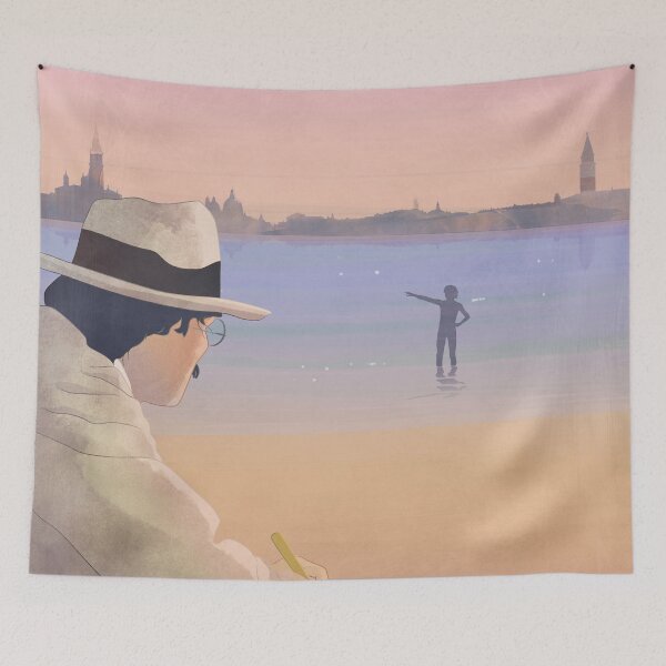 Item preview, Death in Venice, Thomas Mann Literary Art for Book Lovers designed and sold by RedHillPrints.