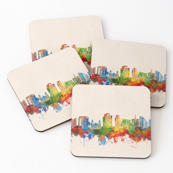 Item preview, san jose skyline watercolor 2 designed and sold by BekimART2.