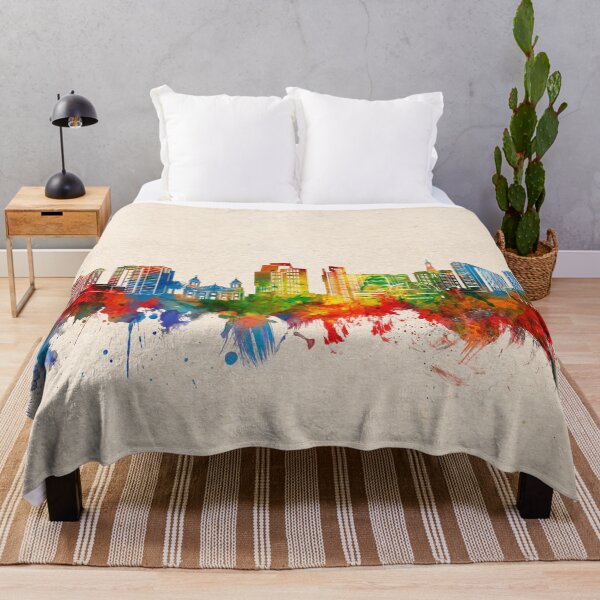 Item preview, san jose skyline watercolor 2 designed and sold by BekimART2.