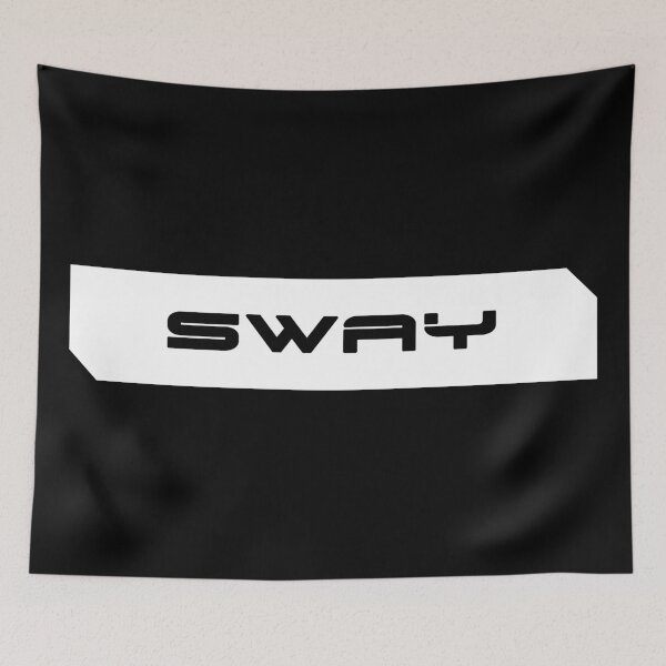 Item preview, Sway simple cyberpunk urban slang letters black designed and sold by Swiiing.