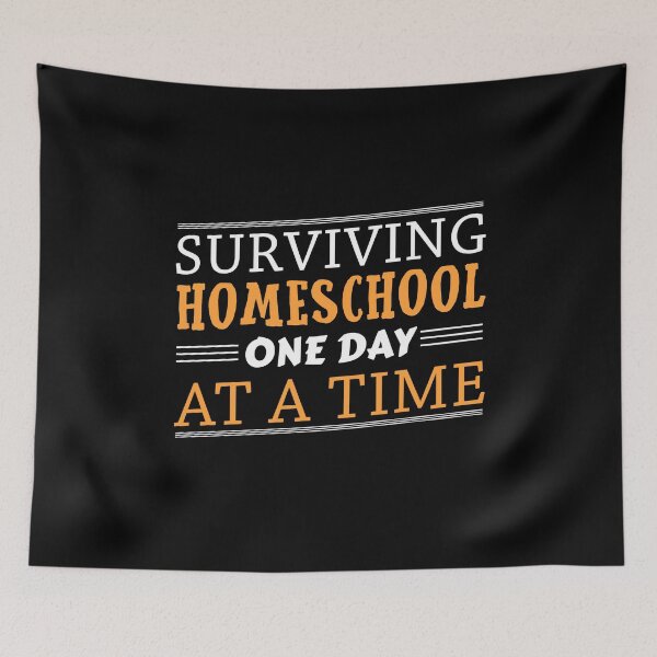 Item preview, Surviving Homeschool Covid Lockdown Pandemic Humor Funny Parents Quote designed and sold by sillyquestions.