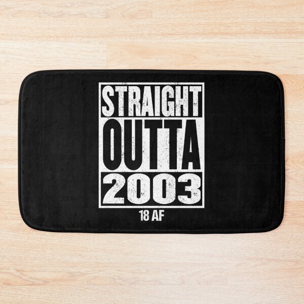 Item preview, STRAIGHT OUTTA 2003 - 18 AF 18th Birthday Gift designed and sold by DamnCoolStuff.