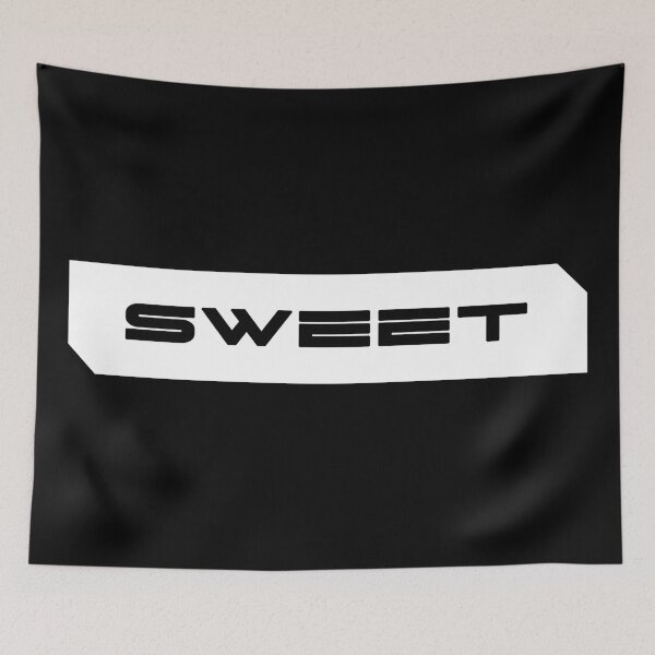 Item preview, Sweet simple cyberpunk urban slang letters black designed and sold by Swiiing.