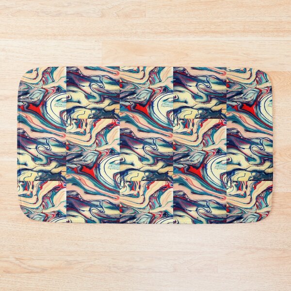 Item preview, Sweet Circulation - Paint Pour Art - Unique and Vibrant Modern Home Decor for enhancing the living room, bedroom, dorm room, office or interior. Digitally manipulated acrylic painting. designed and sold by cherdoodles.