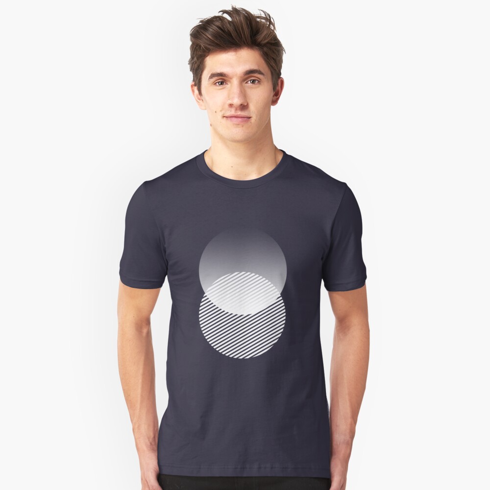 minimal shapes 003 Slim Fit T-Shirt