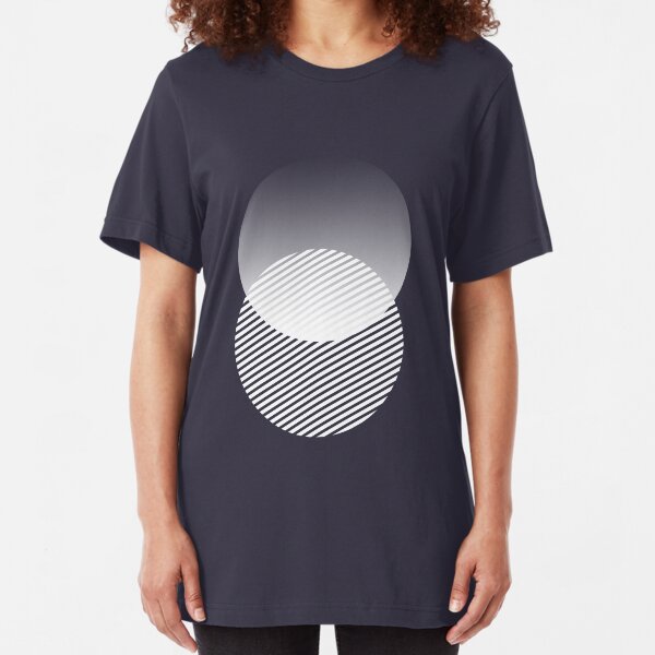 minimal shapes 003 Slim Fit T-Shirt