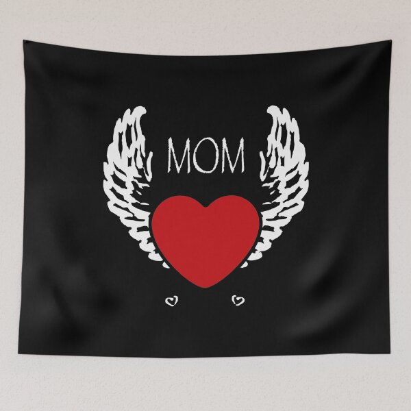 Item preview, Mom Love Heart Angel Wings designed and sold by CoolYule.
