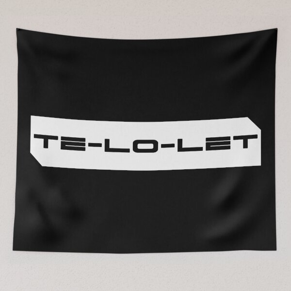 Item preview, Te lo let simple cyberpunk urban slang letters black designed and sold by Swiiing.
