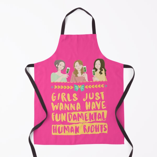 Item preview, Girls Just Wanna Have Fundamental Human Rights (Yellow) - Womens Day 2021 designed and sold by P2CPOD.