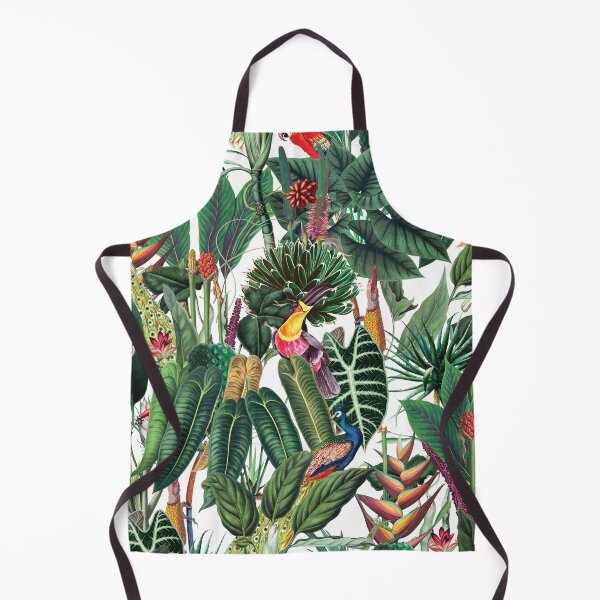 Item preview, Tropical Pattern to brighten up your summer in White designed and sold by The Willow Of Rain City.