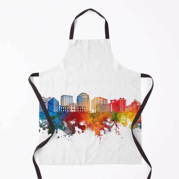 Item preview, colorado springs skyline watercolor designed and sold by BekimART2.