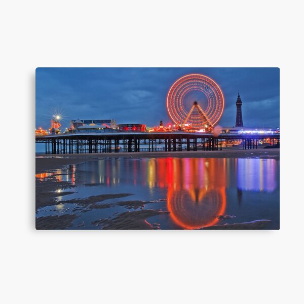 Blackpool Central Pier Canvas Print