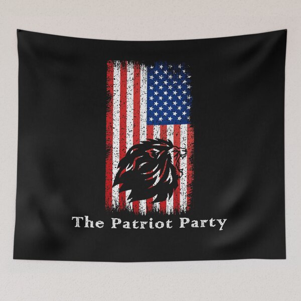 Item preview, Patriot Party Lion Shirt Conservative Patriotic 4th of July T-Shirt designed and sold by Mo-Am.