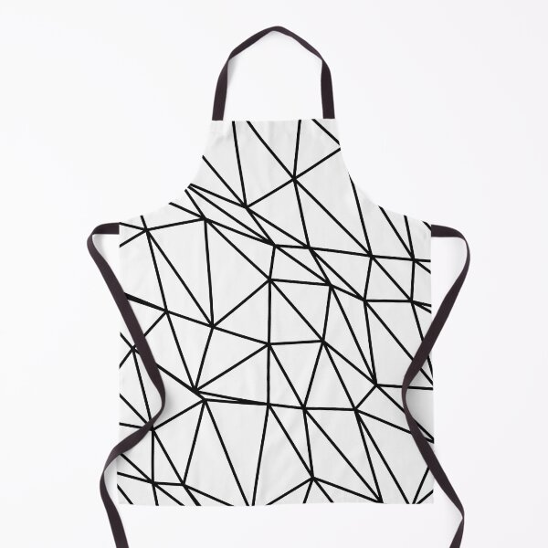 Item preview, polygonal texture, geometric abstract pattern. Modern mosaic in black and white designed and sold by mashmosh.