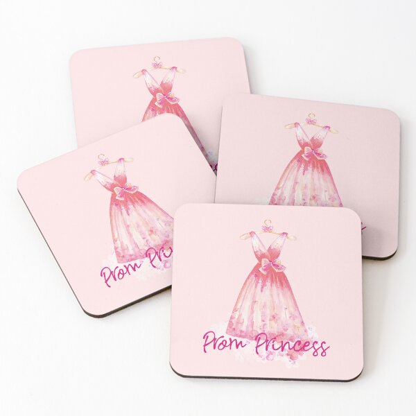 Item preview, Pink Prom Princess (on Lt. Pink) designed and sold by PawsitiveMum.