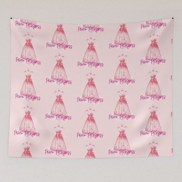 Item preview, Pink Prom Princess (on Lt. Pink) designed and sold by PawsitiveMum.