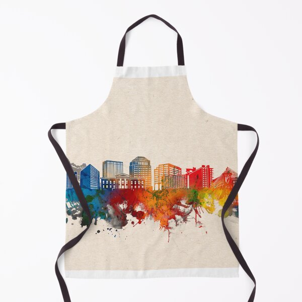 Item preview, colorado springs skyline watercolor 2 designed and sold by BekimART2.
