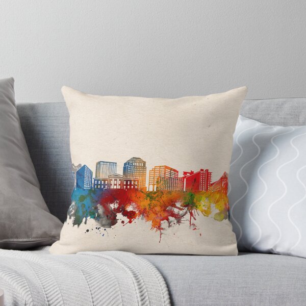 Item preview, colorado springs skyline watercolor 2 designed and sold by BekimART2.
