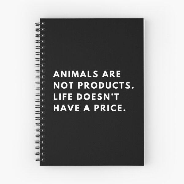 Item preview, Animals are not products. Life doesn’t have a price. designed and sold by vegangabriel.