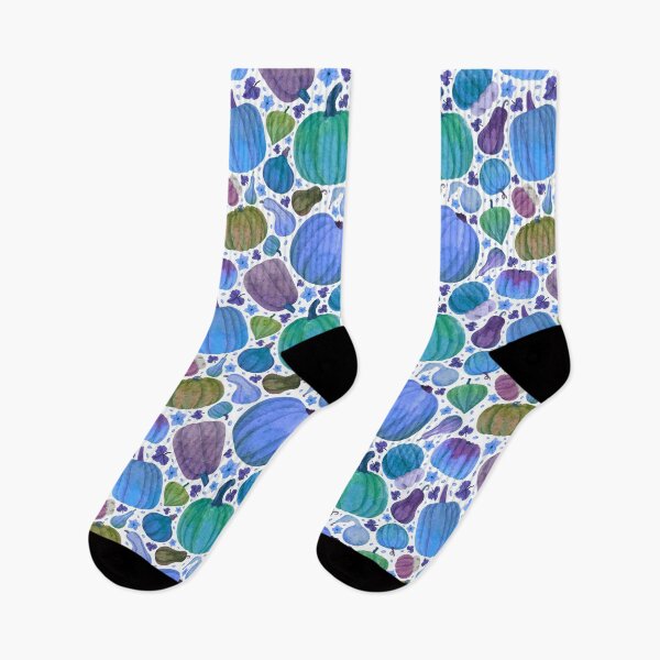Item preview, Pattern Pumpkins of Colors Blue designed and sold by Naturalis Harmonia.