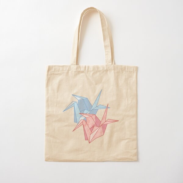 Handmade Origami Tote Bag Cotton Totes Japanese Style 