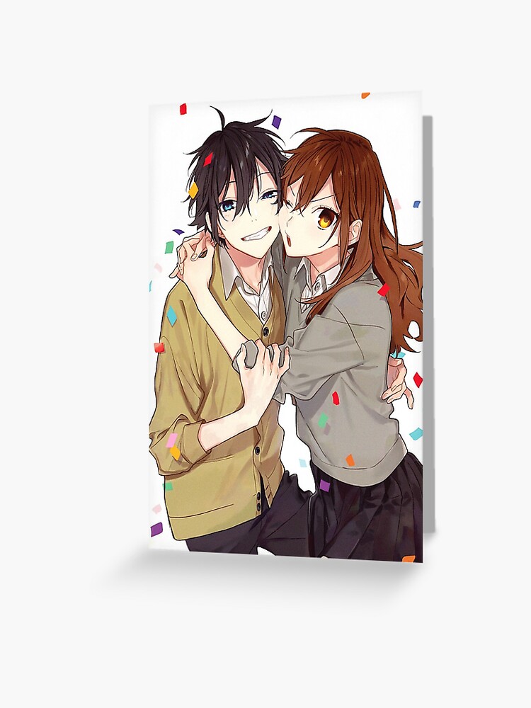 Anime Couple Greeting Cards for Sale