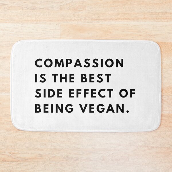 Item preview, Compassion is the best side effect of being vegan. designed and sold by vegangabriel.