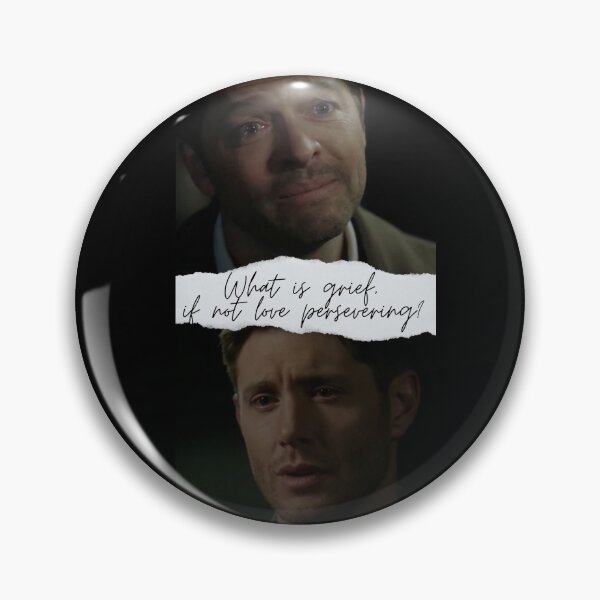 Item preview, destiel what is grief if not love persevering i love you scene 15x18 designed and sold by LannisterOnMars.