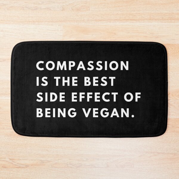 Item preview, Compassion is the best side effect of being vegan. designed and sold by vegangabriel.