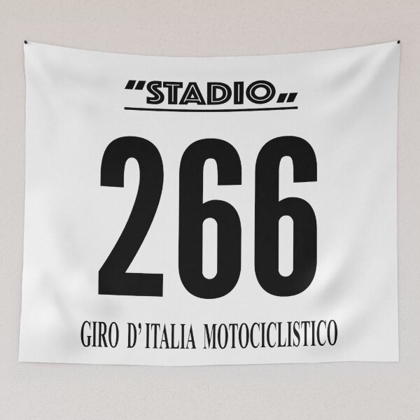 Item preview, Gráfico retro del número de Moto Giro d'Italia Ravce designed and sold by settebello.