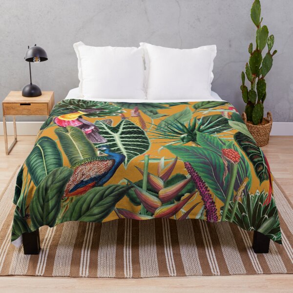 Item preview, Tropical Pattern to brighten up your summer in yellow designed and sold by The Willow Of Rain City.