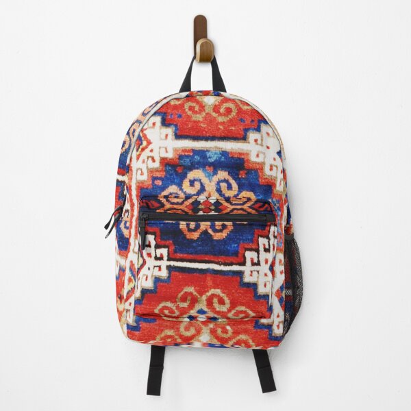 Item preview, Kazak Eight Medallion Caucasian Rug Print designed and sold by Vicky Brago-Mitchell®.