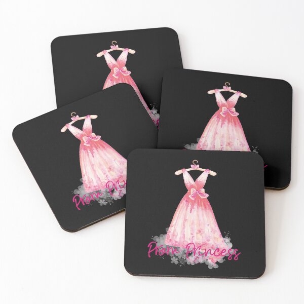 Item preview, Pink Prom Princess (on Black) designed and sold by PawsitiveMum.