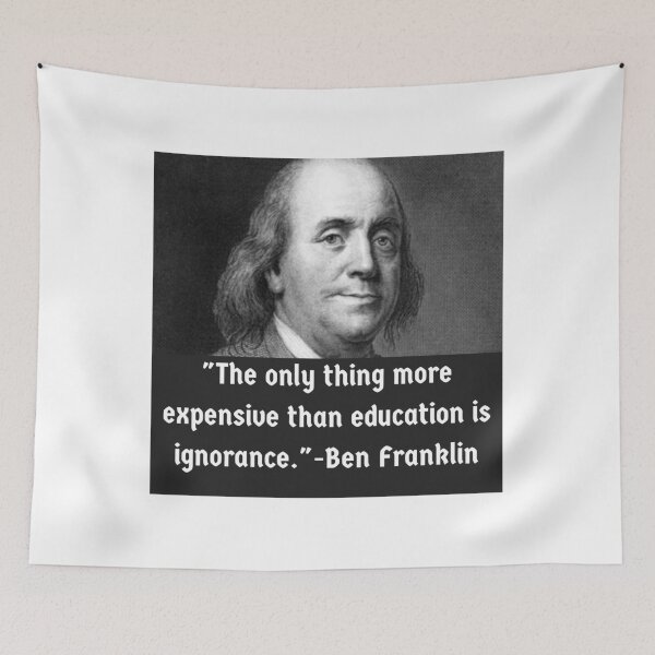 Item preview, Ben Franklin's wisdom designed and sold by TheWallFlowersofCypress.