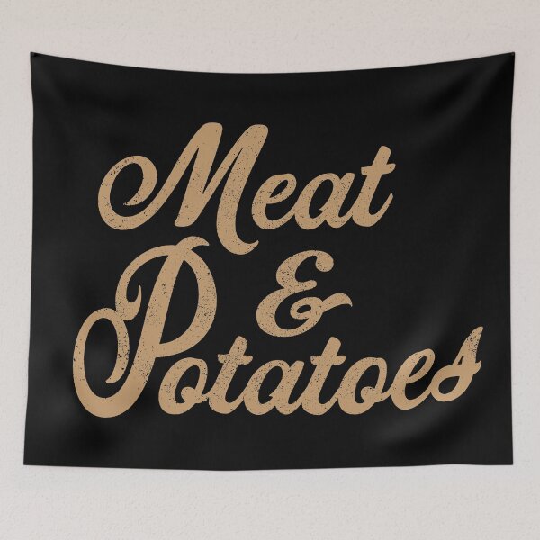Item preview, Meat Potatoes Simple Holiday Food designed and sold by Creatively Torn.