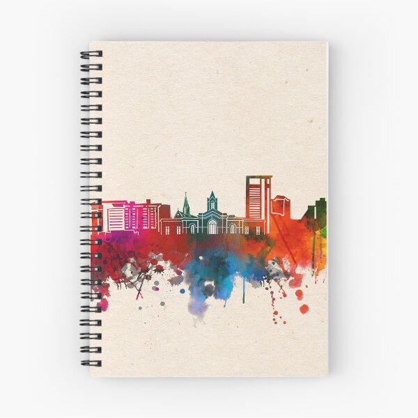 Item preview, fort collins skyline watercolor 2 designed and sold by BekimART2.