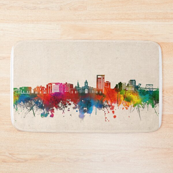 Item preview, fort collins skyline watercolor 2 designed and sold by BekimART2.