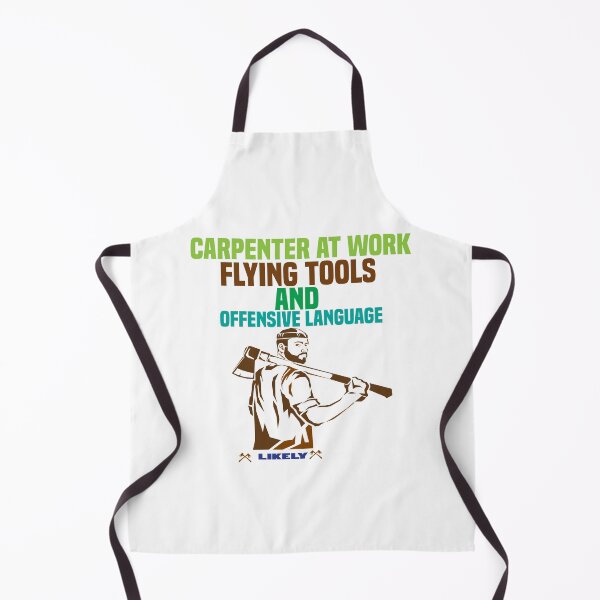 Item preview, carpenter at work flying tools and offensive language likely designed and sold by hicham4you.