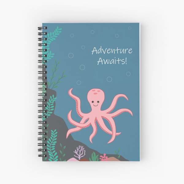 Octopus Adventures Spiral Notebook