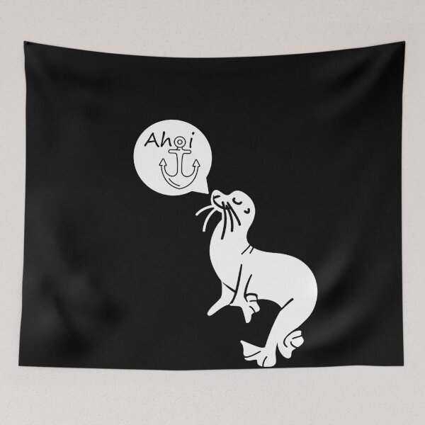 Item preview, North Sea Pearl Seal Ahoy Gift designed and sold by elwizkhalifa.
