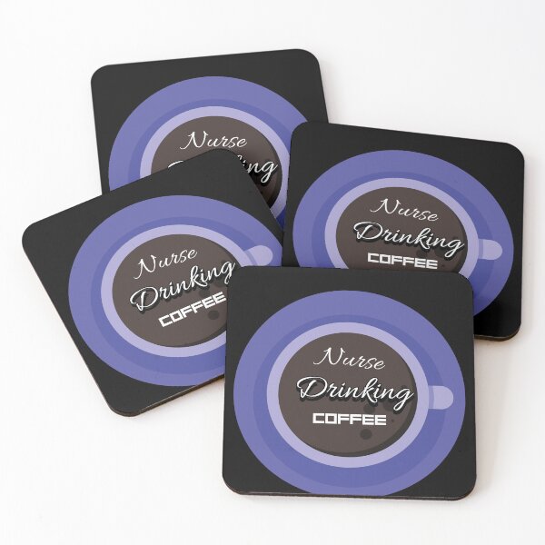 Item preview,  Nurse drinking coffee designed and sold by ThinkAndReflect.